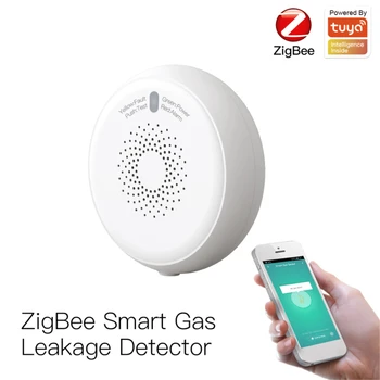 Zigbee Smart Dujų Nuotėkio Detektorius Dirbti Su Tuya Zigbee Hub Degiųjų Gamtinių Signalo Jutiklis Apsaugos Signalizacijos Sistema