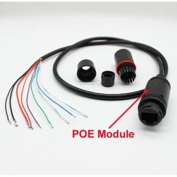 10vnt Built-in 48V POE modulis LAN Kabelį Neperpučiamas IP POE Adapteris Power over Ethernet VAIZDO IP kamerų valdyba