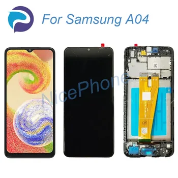Už A04 Samsung LCD + Touch Ekranas skaitmeninis keitiklis 1600*720 SM-A045F, SM-A045F/DS A04 LCD Ekranas