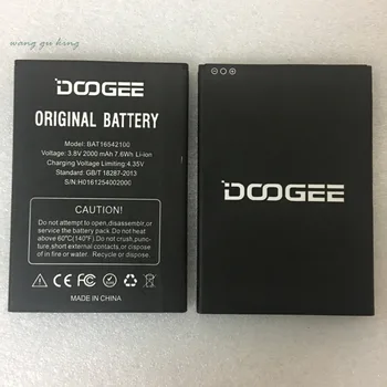 Už Doogee X9 MINI Baterija 5.0 colių BAT16542100 Bateria Batterij Akumuliatorius 2000mAh